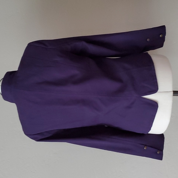 Purple military style blazer - Picture 3 of 4